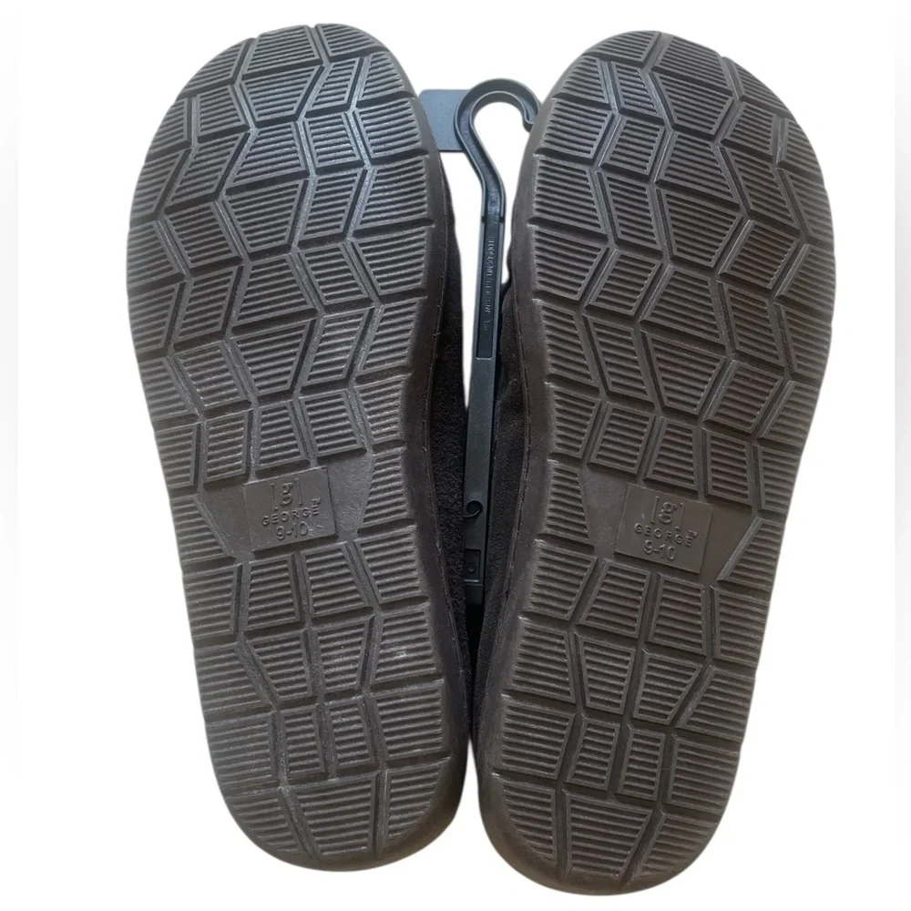 George Men's Black and Brown slipper,Loafers,9-10, - Picture 5 of 7